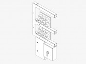 Wall-Mounted Modules - E-Shaped trunkings